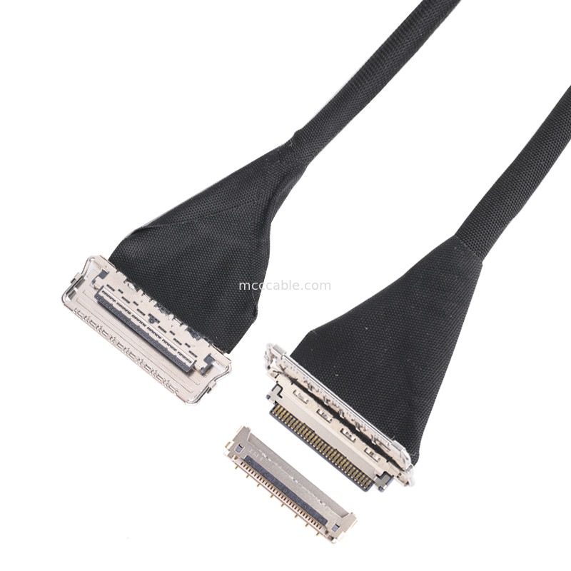 20679 0.4mm Pitch 20pin 30pin 40pin 50pin Micro Coaxial Connector جهت افقی