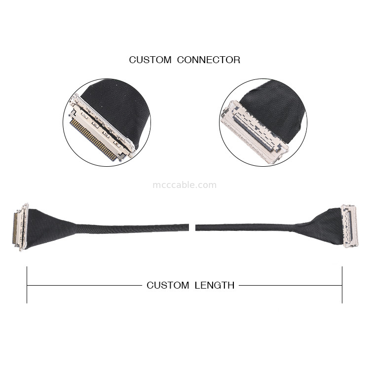 20679 0.4mm Pitch 20pin 30pin 40pin 50pin Micro Coaxial Connector جهت افقی