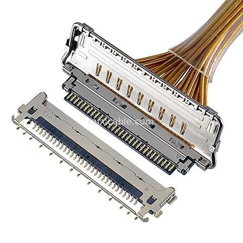 VS II 20846-020T 030T 040T 0.5mm pitch، اتصال میکرو کواکسیال نوع جفت گیری افقی