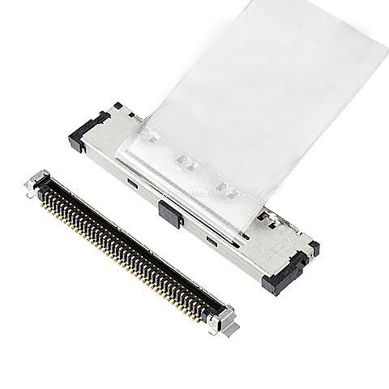 40P 20437 20438-040T-01 2496-040 20439-040E-01 کابل میکرو کواکسیال پلگ نوع جفت گیری عمودی کانکتور میکرو کواکسیال