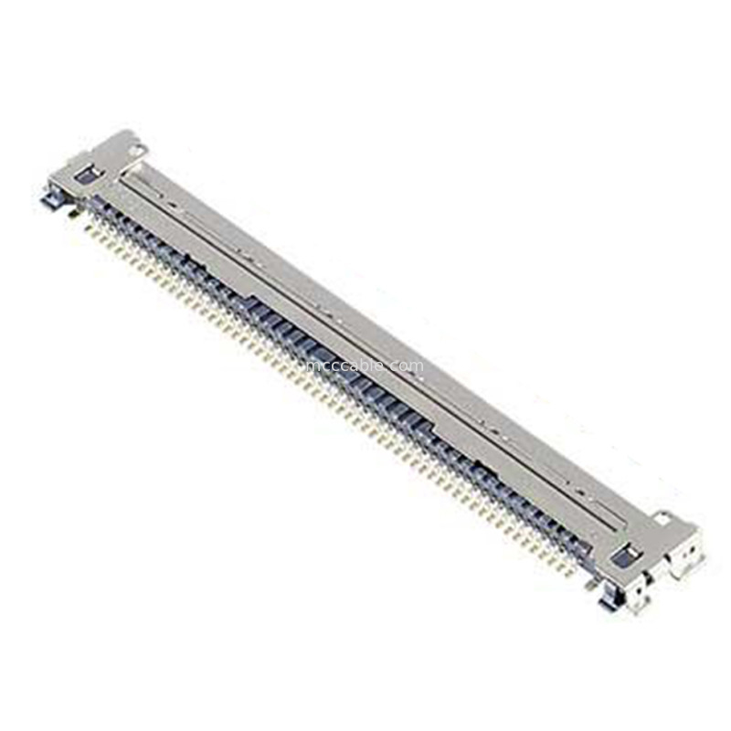 60P  CAF 20858-060T-01 0.4 mm Pitch، نوع جفت افقی FPC پلاگین اتصال با قفل مکانیکی