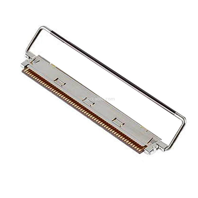 60P  CAF 20858-060T-01 0.4 mm Pitch، نوع جفت افقی FPC پلاگین اتصال با قفل مکانیکی