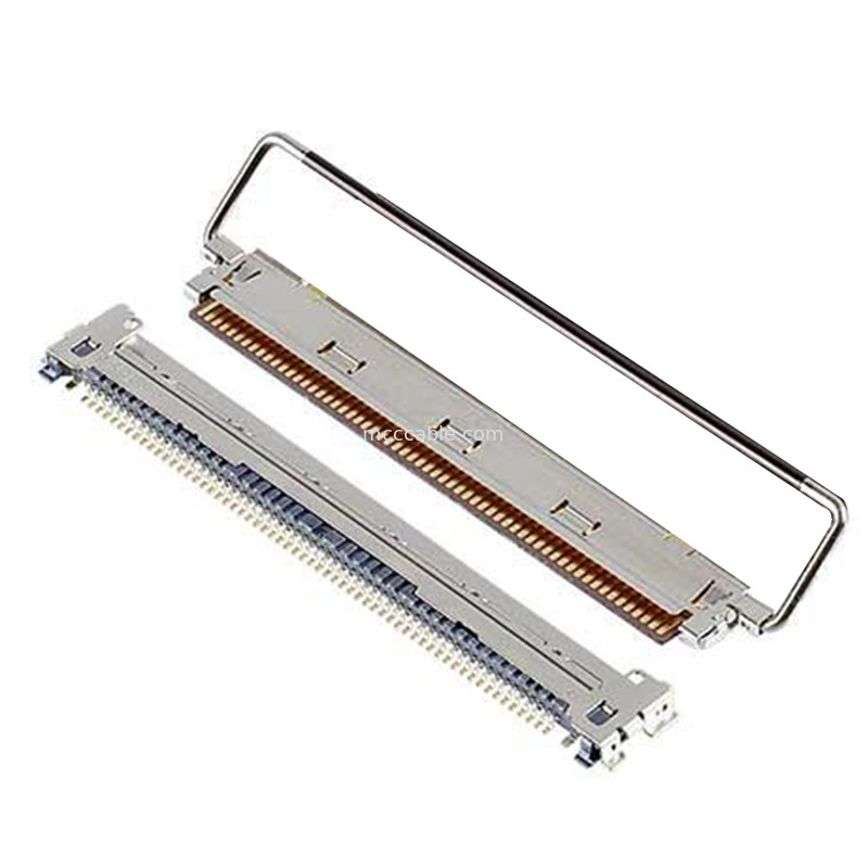 60P  CAF 20858-060T-01 0.4 mm Pitch، نوع جفت افقی FPC پلاگین اتصال با قفل مکانیکی