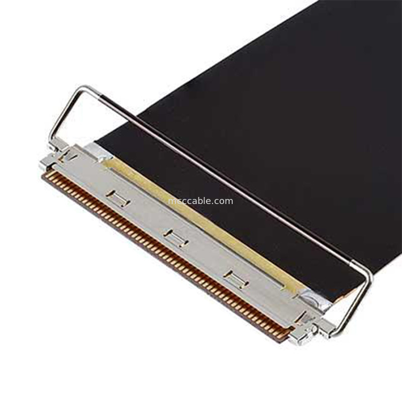 60P  CAF 20858-060T-01 0.4 mm Pitch، نوع جفت افقی FPC پلاگین اتصال با قفل مکانیکی