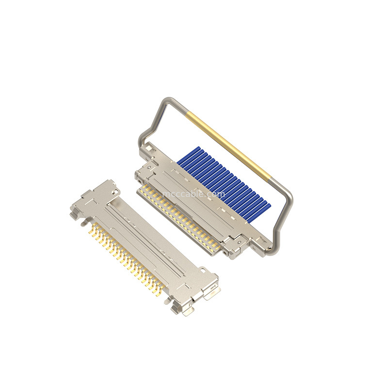 کابل میکرو کواکسیال 20846-040T-01 کاملاً محافظ با قفل مکانیکی