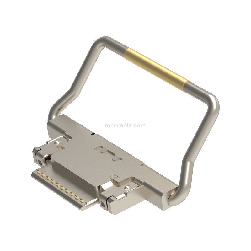 10p 20633-310T-01S کانکتور میکرو کواکسیال با قفل مکانیکی پلاگ برای مونتاژ کابل میکرو کواکسیال