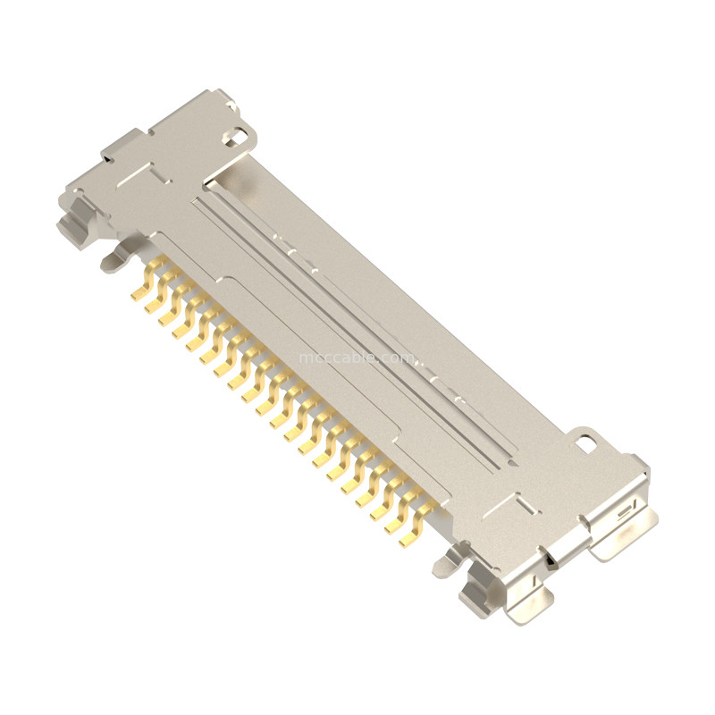 20pin 20633-220T-01S Micro Coaxial Cable 0.4 mm pitch، نوع جفت گیری افقی کانکتور میکرو کواکسیال