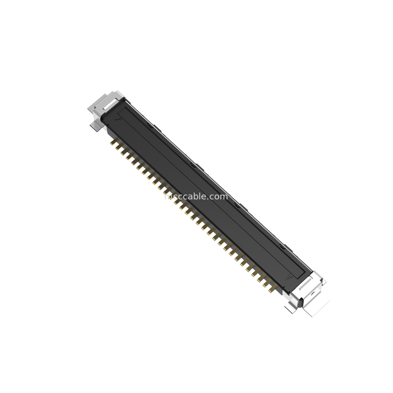 20437-030T-01 نوع جفت گیری افقی کانکتور میکرو کواکسیال با قفل مکانیکی 30Pin 40P 50P 0.4 mm pitch