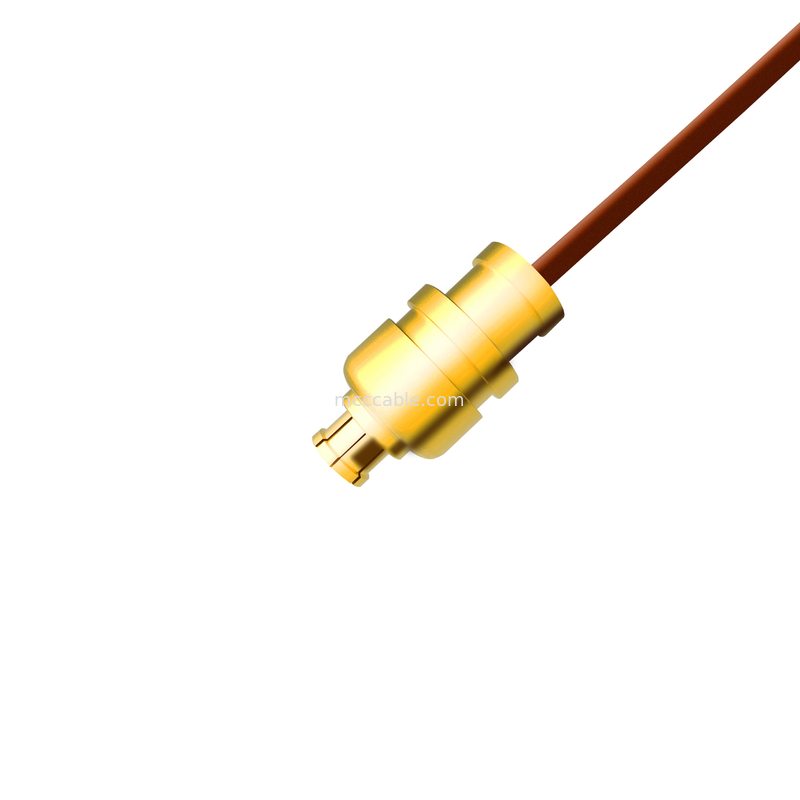 0.047 کابل کواکس نیمه سفت و سخت 5G Sma Male Straight Plug Te 1996771-1 To Smpm Female Jack