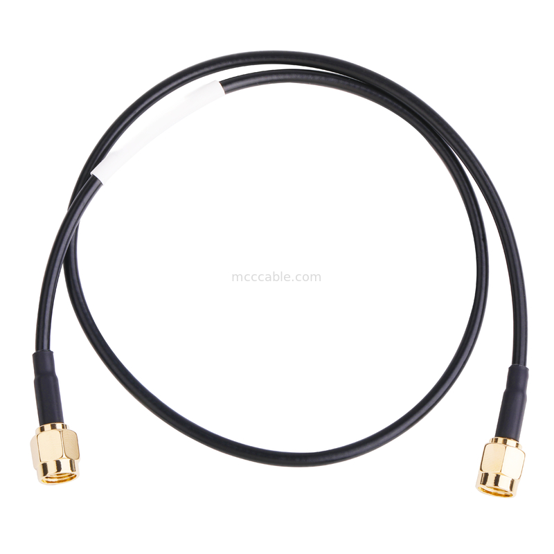 کانکتور RF 50ohm مقاومت Lmr100 Rf کابل کواکسیال کابل سیاه lcd lvds سیمتک کابل سرعت بالا