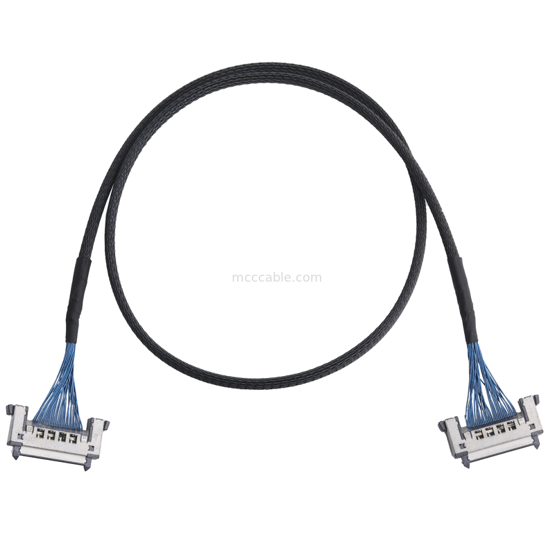 JAE FI-RE31CL To FI RE31CL LCD Lvds کابل مونتاژ کابل سفارشی مهار سیم مولکس 0.3 میلی متری