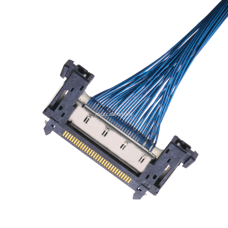 JAE FI-RE31CL To FI RE31CL LCD Lvds کابل مونتاژ کابل سفارشی مهار سیم مولکس 0.3 میلی متری