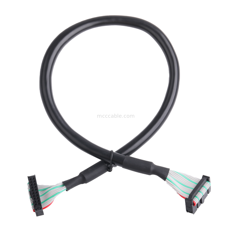 تلویزیون های LCD لپ تاپ CONN IDC-20P نیمه طلایی سیم پیچ 1.27 میلی متری 7/0.12-16P
