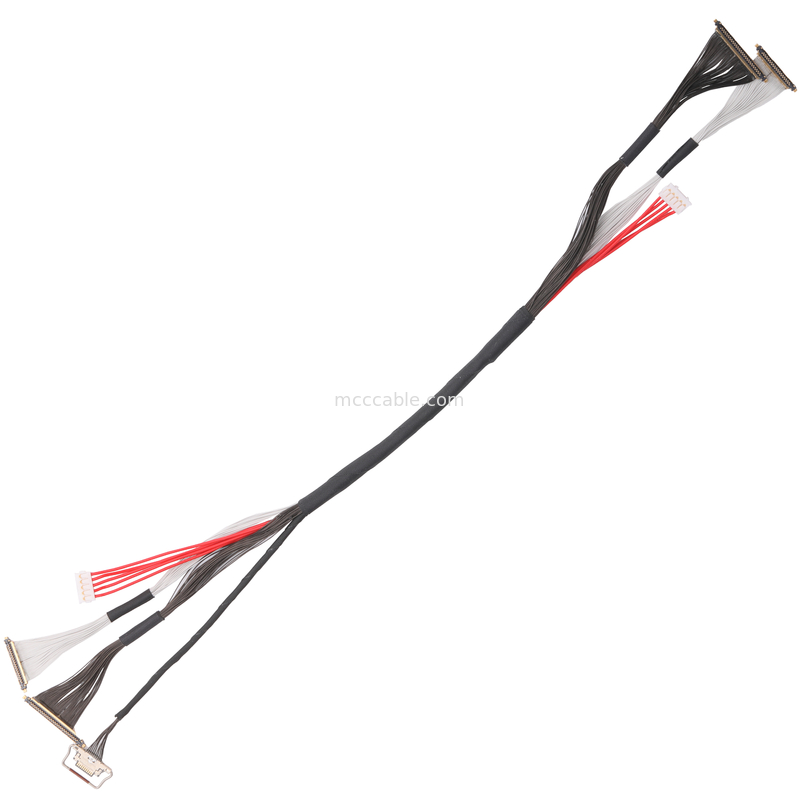 پچ 0.25mm 20531-034T-01 به 20633-210T-02S 0.25mm کابل سفارشی