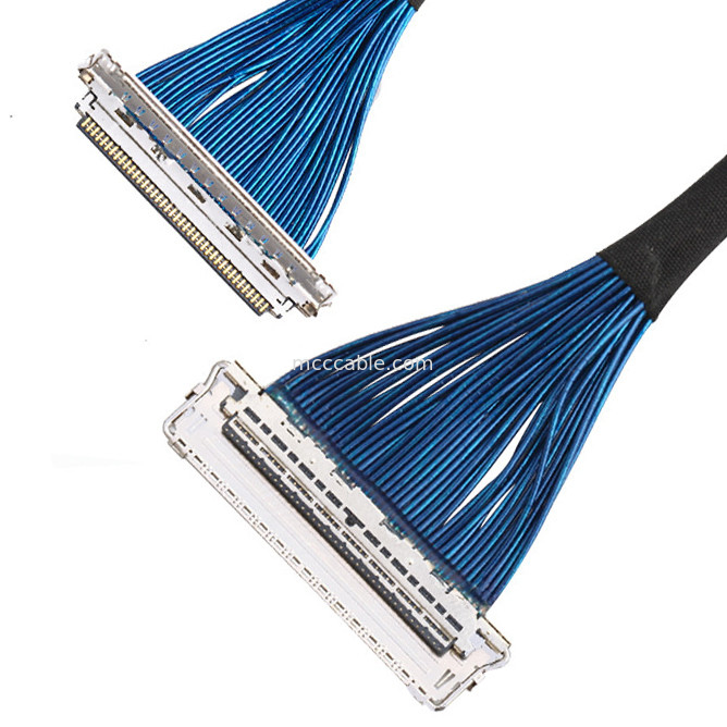 UL 0.5mm Pitch 30 Pin Lvds Cable Mipi Dsi Lvds کابل مونتاژ 20846-030T-01 30P