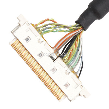 0.5mm گام ACES 50204-040 1 1-002 به JST SHDR-40V-SB LVDS مونتاژ کابل
