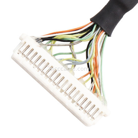 0.5mm گام ACES 50204-040 1 1-002 به JST SHDR-40V-SB LVDS مونتاژ کابل