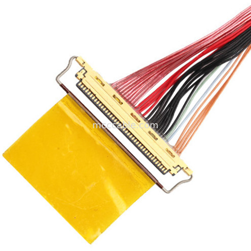 36AWG Lvds کابل مونتاژ I  20453-240t-01 به 20453-240t-01 40P 0.4mm Pitch