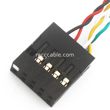 کابل پانل جلویی سفارشی Molex 2255210 2.54 mm برای سیم سیم EMB B75A
