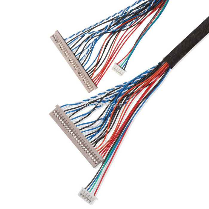 کابل Lvds 250 ولت 20 پین  Df14 To Df14 برای لپ تاپ کانکتور نمایشگر lvds