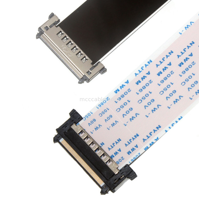 کابل 16 پین FFC FPC 0.5 Pitch A Type 20628 80C 60V VW 1 lvds display connector