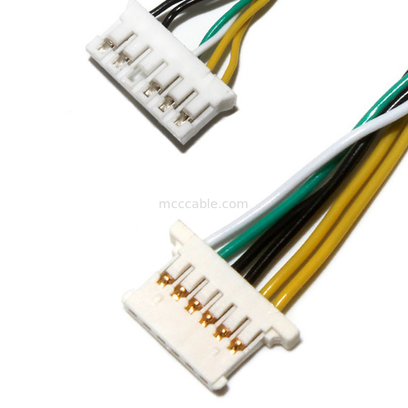 مونتاژ کابل LED 1.25 میلی متری ، مجموعه کابل Molex 51146 0600 تا JST PHR 6