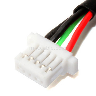 دسته سیم 4 پین 2 میلی متری، کانکتور نمایشگر lvds 51004 مولکس کابل مونتاژ