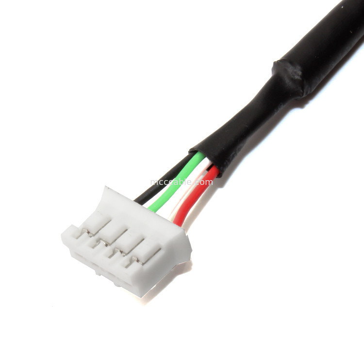 دسته سیم 4 پین 2 میلی متری، کانکتور نمایشگر lvds 51004 مولکس کابل مونتاژ