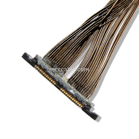 0.3mm Micro Coaxial Cable DF56 26P 0.3SD برای کانکتور دوربین بدون سرنشین و اتصال مکانیکی