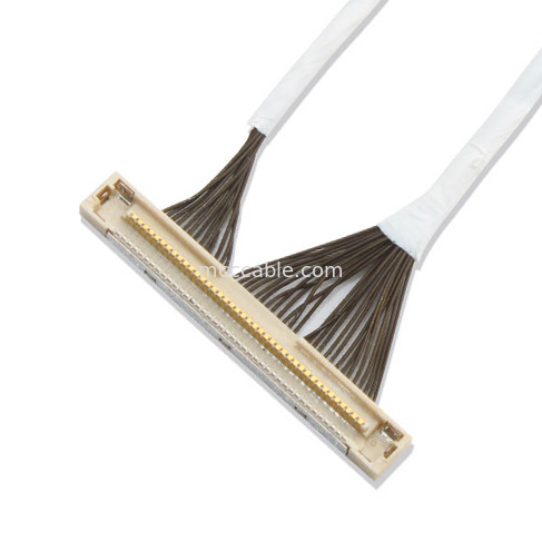 46 AWG 42 AWG Micro Coax Cable DF36 40P 0.4SD 150MM Longth LVDS کانکتور نمایشگر