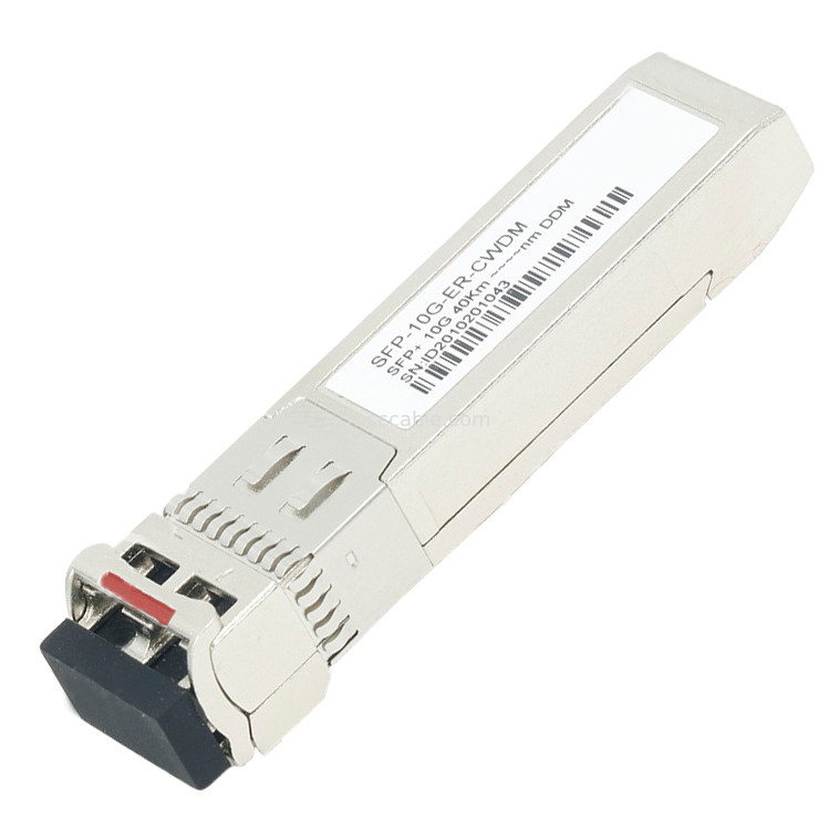 SFP-10G-ER-CWDM 40 کیلومتر DDM کانال فیبر پشتیبانی شده sFP برای اترنت
