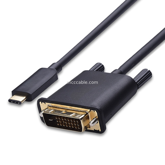ROHS USB-C به کابل DVI LCD LVDS کابل مونتاژ کانکتور OEM / ODM