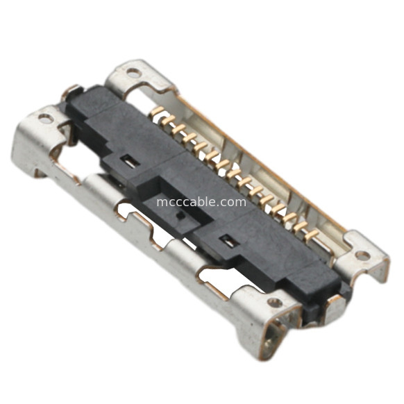 15 پین  LVDS EDP DF36A-15S-0.4V Micro Coax Cable اسمبلی کانکتور