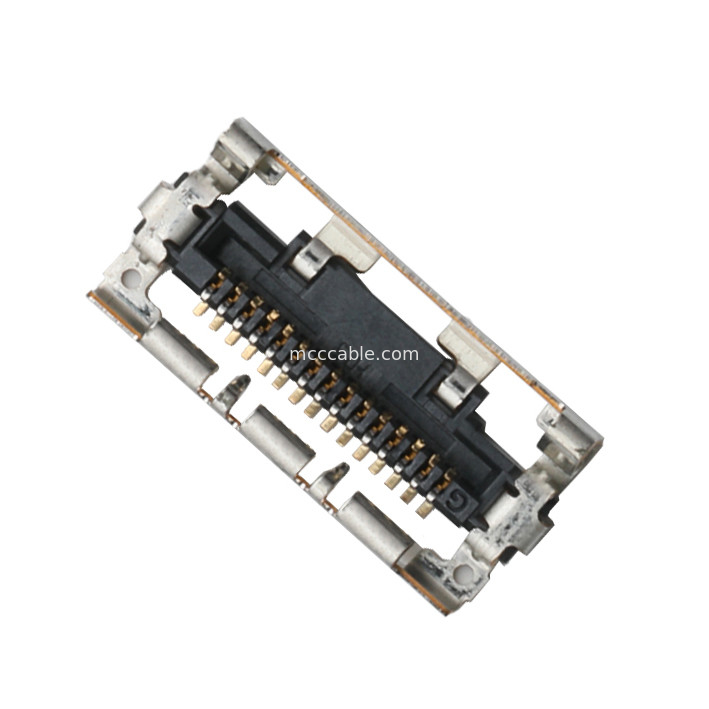 15 پین  LVDS EDP DF36A-15S-0.4V Micro Coax Cable اسمبلی کانکتور