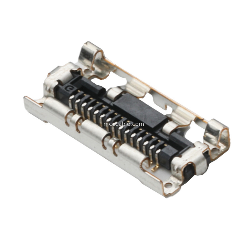 15 پین  LVDS EDP DF36A-15S-0.4V Micro Coax Cable اسمبلی کانکتور