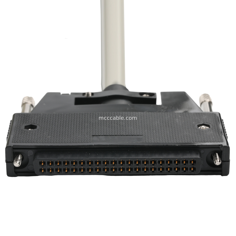 300V D Sub Conn لوله کوچک کننده گرما به زن Db50 مورد آلیاژ نیکل OEM / ODM