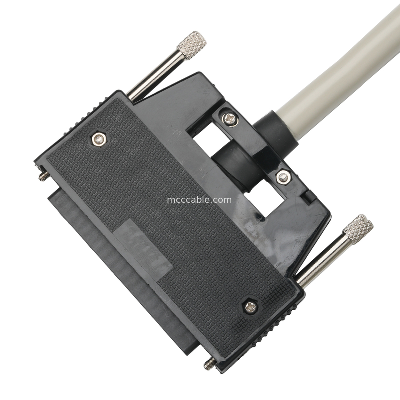 300V D Sub Conn لوله کوچک کننده گرما به زن Db50 مورد آلیاژ نیکل OEM / ODM