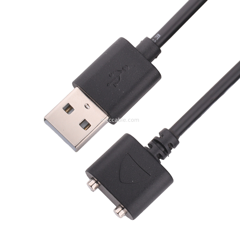 کانکتور مغناطیسی به USB 2.0 A / M 4p Ld Penatural Hf White Pvc 45p Rohs