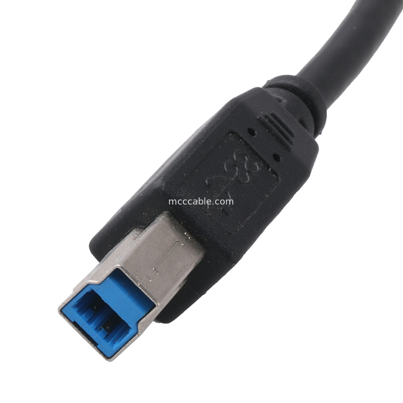 پلاگ اند پلی پرینتر کابل کنتاکتور USB 3.0 B مرد به زن USB3.0 Bm به Bf