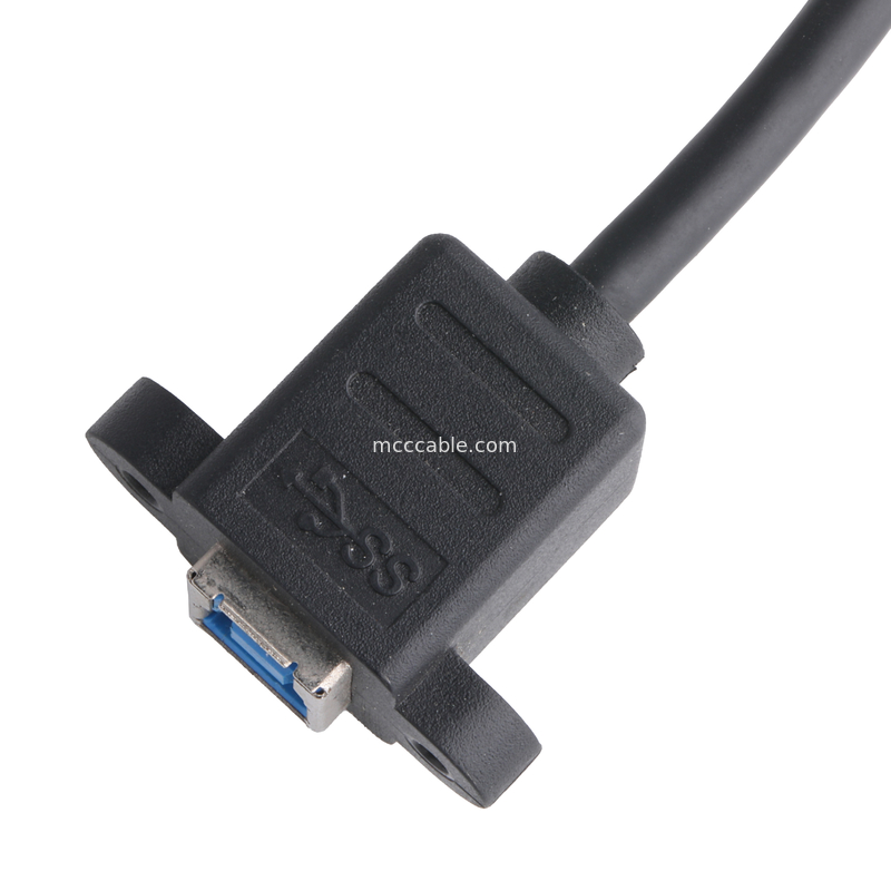 پلاگ اند پلی پرینتر کابل کنتاکتور USB 3.0 B مرد به زن USB3.0 Bm به Bf