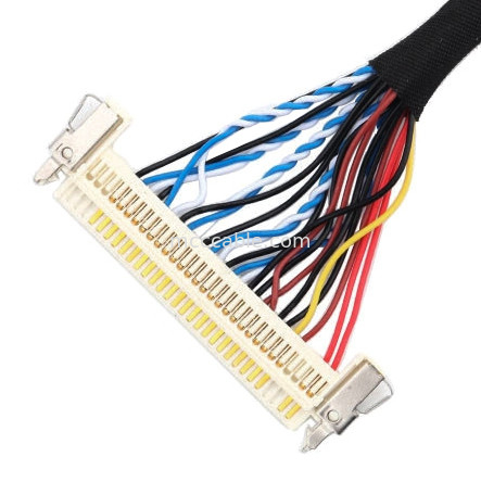 24pin MOLEX 504186-2400 30pin JAE FI-X30HL LCD LVDS کابل مونتاژ طول سفارشی