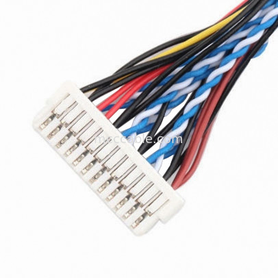24pin MOLEX 504186-2400 30pin JAE FI-X30HL LCD LVDS کابل مونتاژ طول سفارشی