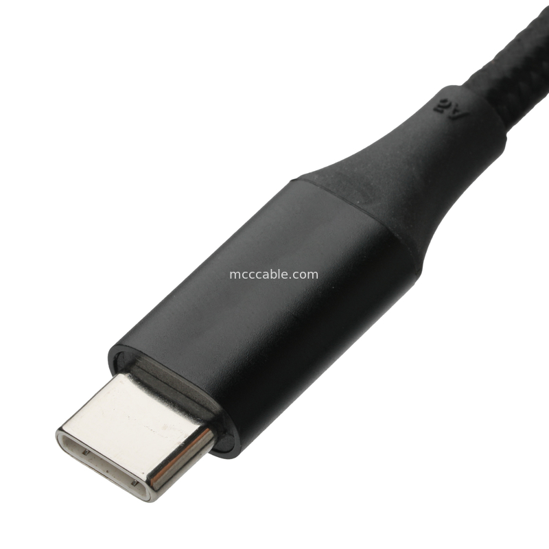 USB Type C به USB Type C کابل افزایشی USB با سرعت بالا با شبکه تراشیده