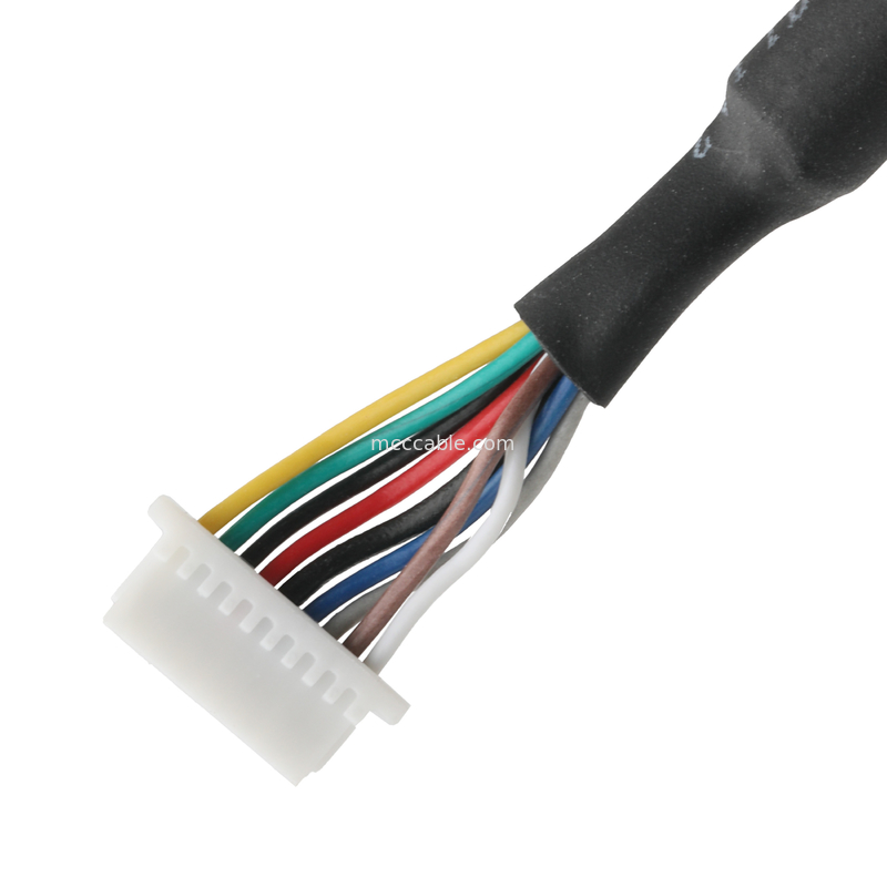IP67 کانکتور ضد آب M16 زنانه تا SH1.0 9P UL 2464 28AWG*4PR+AEB کابل ROHS