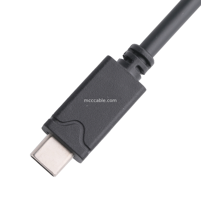 اداپتورهای کانکتور Rohs USB اداپتور کابل نوع C مرد USB - نوع A زن OEM / ODM سفارشی