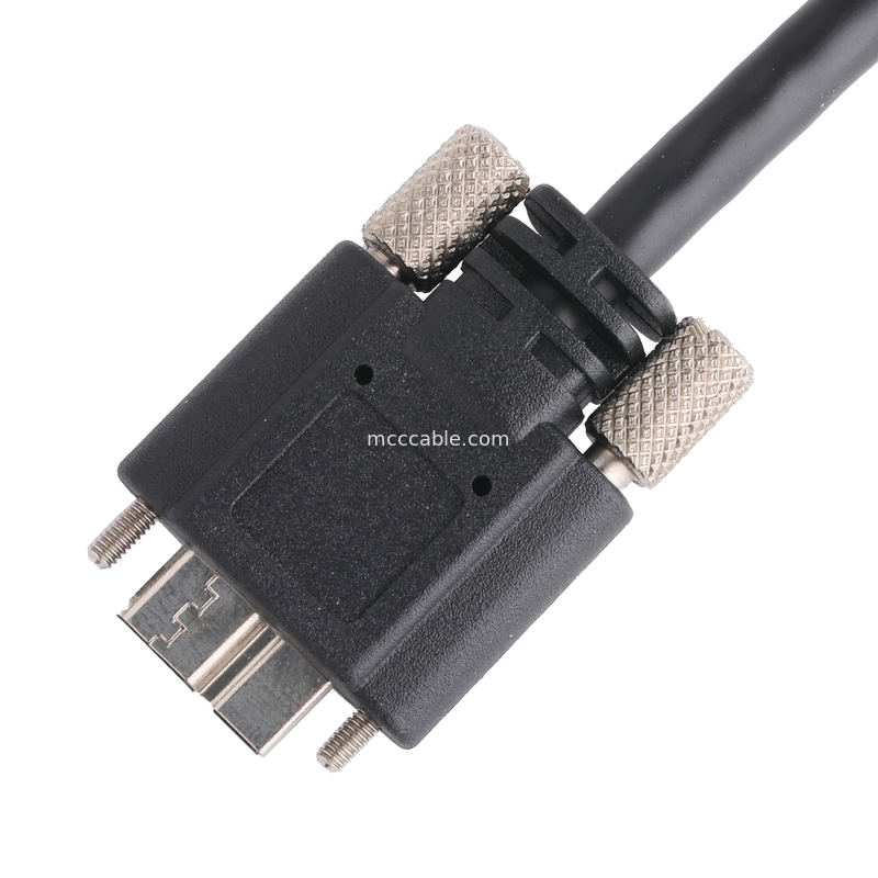 رنگ سیاه 5 گیگابایت در ثانیه USB 3.0 به USB Micro B طول کابل شارژ