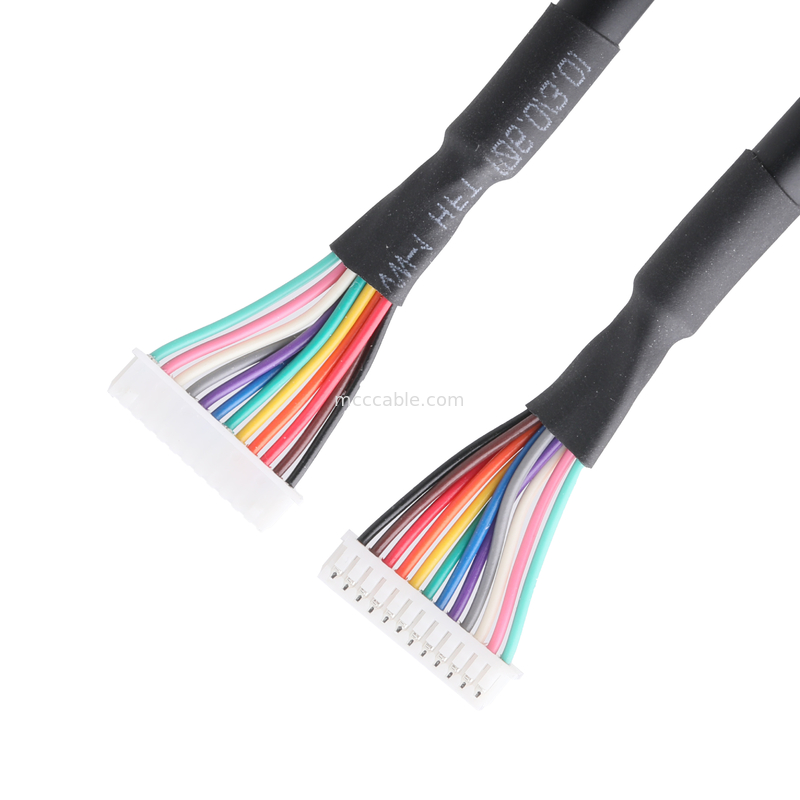 MX1.25-12P Lvds کابل مونتاژ HSGWP/N 1025-H-12P-N-HF UL20276 28AWG*12C OD 5.5mm