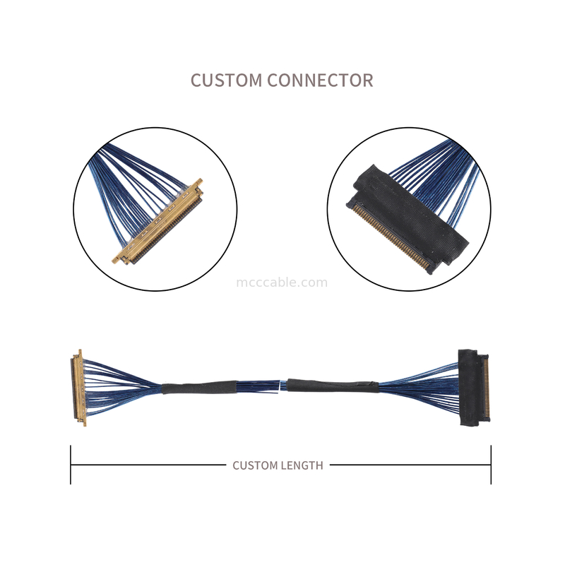 Lvds JAE Micro Coaxial Cable FI JT40C CSH1 تا HD1P040MA1 برای استفاده در دستگاه های واقعیت مجازی