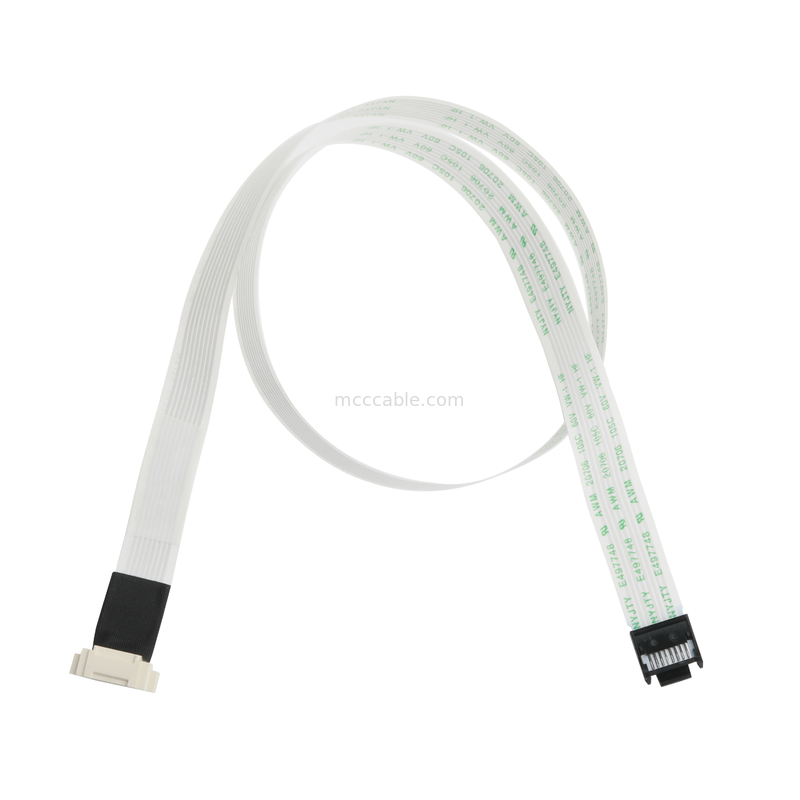 FFC/FPC IS100-L08T-C46-C سیاه به HS100-L08N-N62 سیاه LED FFC کابل تمدید