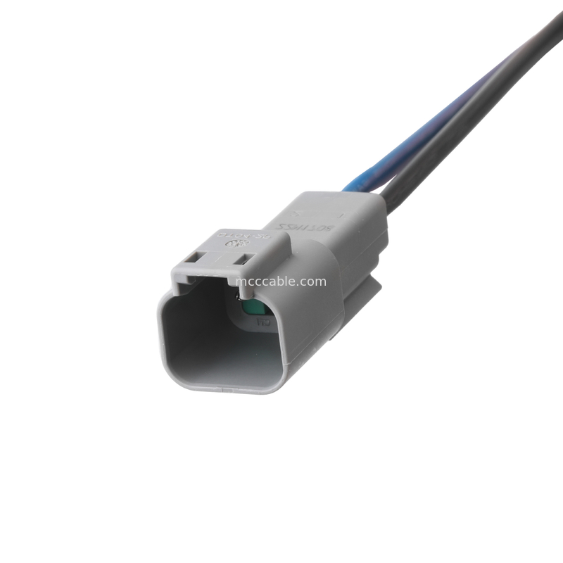 رابط MOLEX 1716920202 Megg-Fit Plug پیچ خانه 5.7mm 1 * 2P به پلاگین TE DT04-2P و KT RVL2-4 OEM / ODM